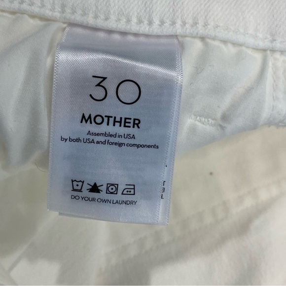MOTHER The Hustler High Waist Fray Hem Ankle Color:Fairest Of Them All - Picture 12 of 15